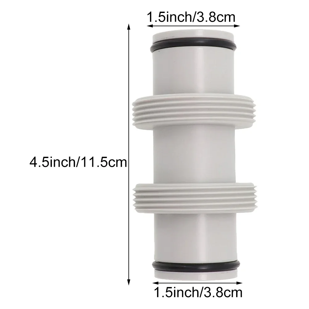 Pool Pumps Join Hose Adapter Hose Joints Pool Part Swimming Pool Connector For Intex Split Hose Plunger Valve 1.5in To 1.5in