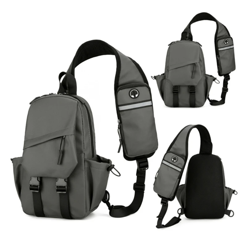 Man Chest Bag Sports Bag Practical Shoulder Backpack Crossbody Bag for Daily