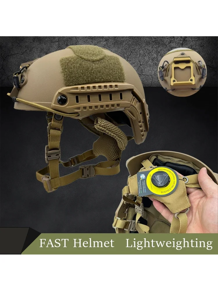 AliExpress NONE FAST Helmet 3.0 ABS Lightweight with Adjustable Suspension & Dial for Cycling, Airsoft, Tactical Training