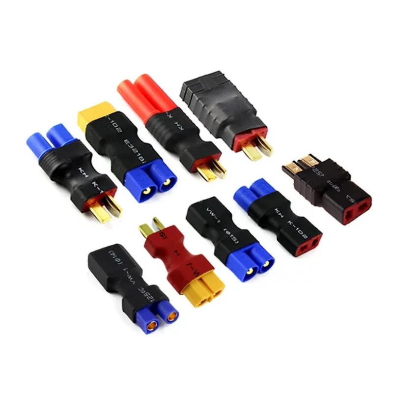 1 buah XT30 XT60 XT90 pria/wanita ke T wanita/pria konektor adaptor untuk RC Drone Quadcopter helikopter mobil LiPo bagian baterai