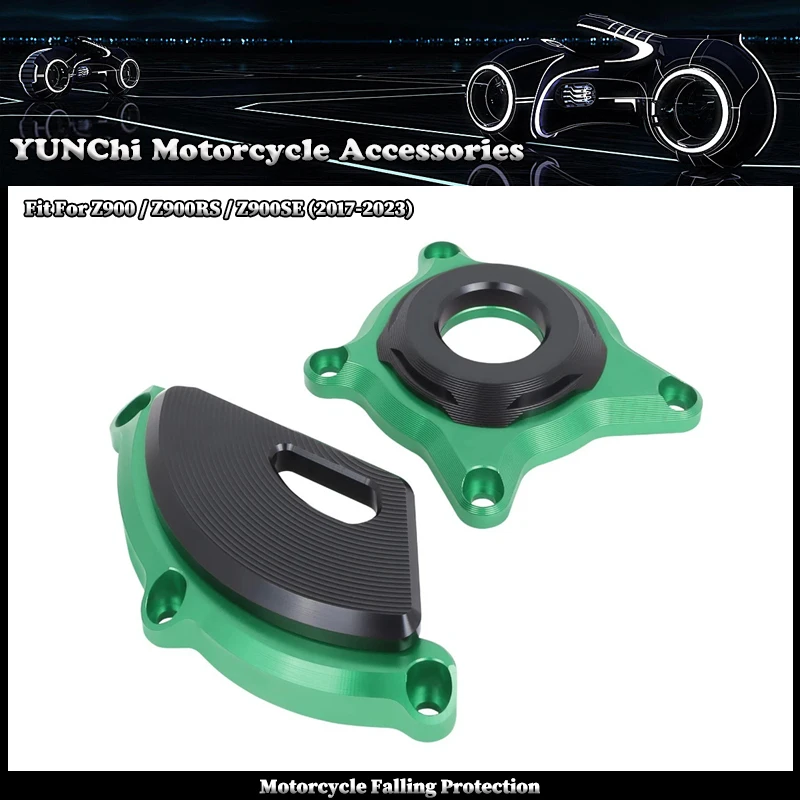 Fit For KAWASAKI Z900 SE Z900RS Z900 RS 2017-2023 Motorcycle Engine Stator Cover Frame Slider Crash Pad Protector Accessories