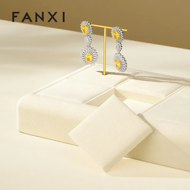 Microfiber jewelry display stand, multifunctional necklace, ring, earring, jewelry combination display props