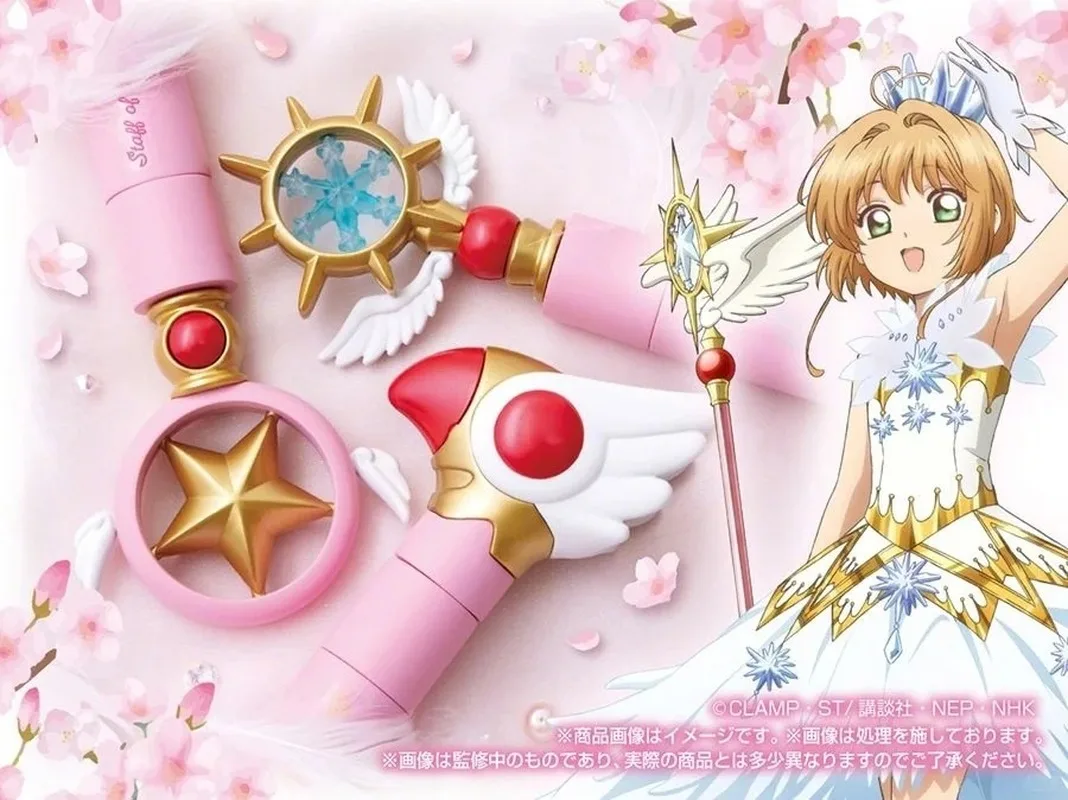 بانداي كاردكابتور ساكورا أنيمي عمل الشكل تحصيل نموذج زخرفة قسط غاشابون اليدوية لعبة هدية لمحبي