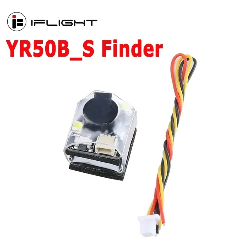 

IFlight YR50B_S Finder Buzzer 100dB BB Ring LED Light Alarm 100 Decibels Programmable BF F7 for FPV Quadcopter and RC Airplane