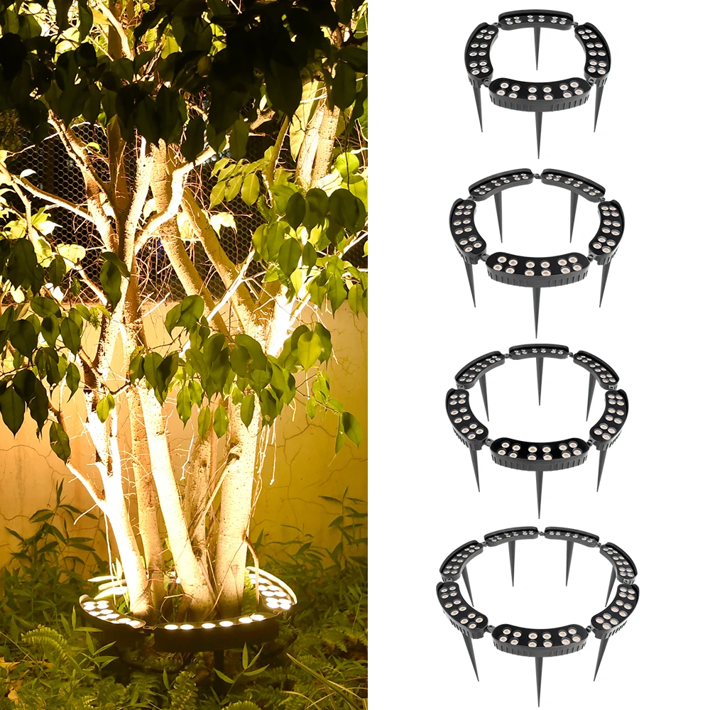 LED Outdoor Tree Spot Light LED Wall Washer Aluminum RGB IP65 Can be used outdoors under large trees and cylindrical cones