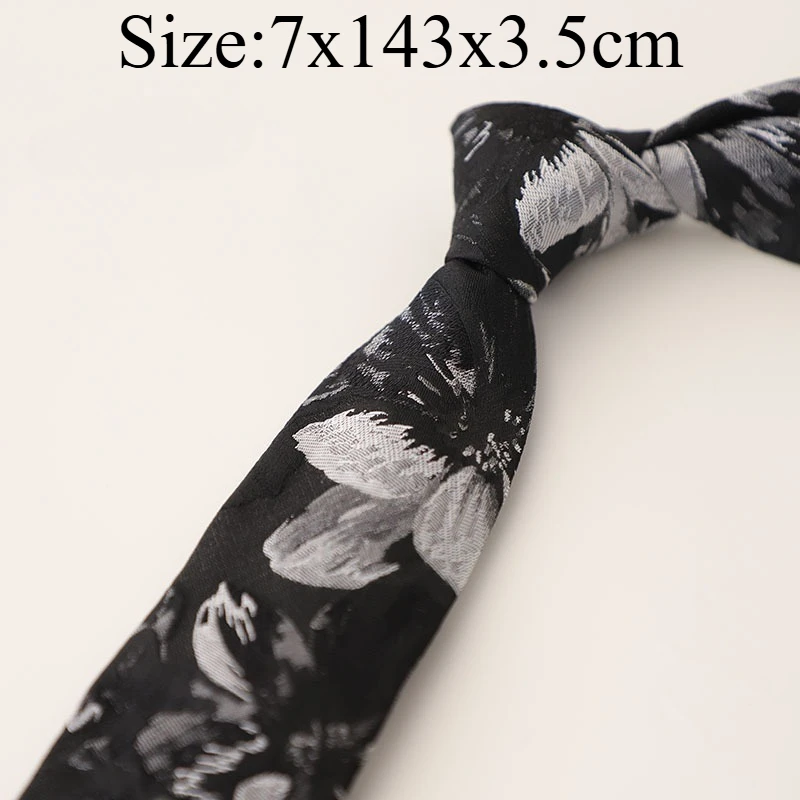 Vintage Textured 7CM Light Luxury Hand‑Tied Formal Suit Necktie, Elegant Men Suit Accessory In Banquet And Wedding Occasions