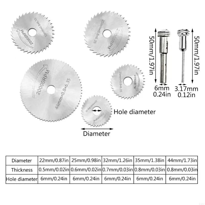 94pc Metal Circular Disc Rodas Corte aço velocidade para alumínio
