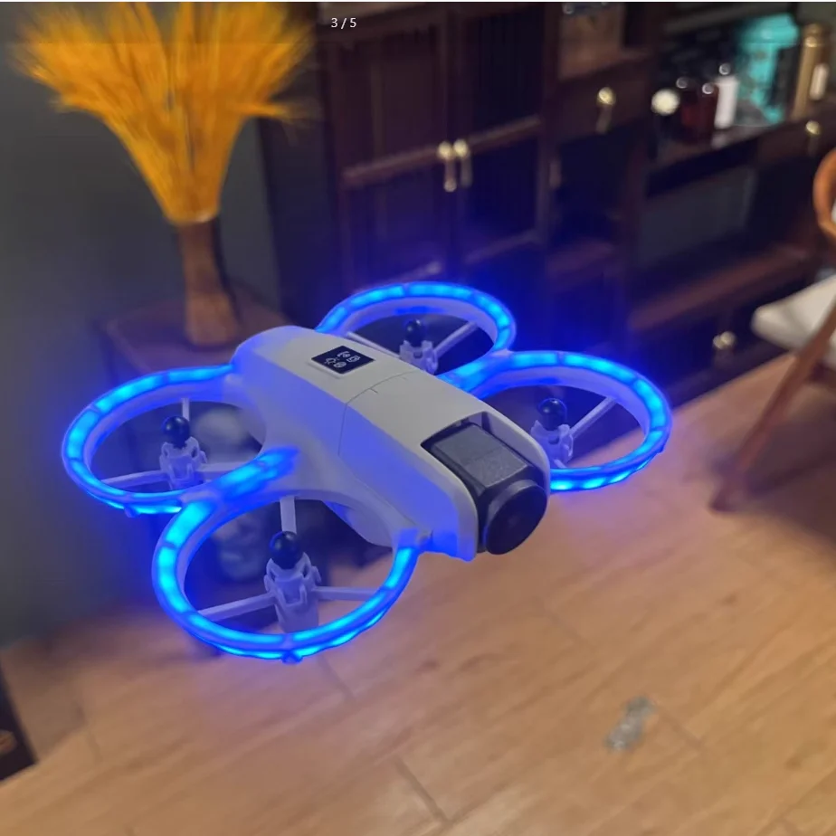 

Умный радиоуправляемый дрон с функцией отключения одной кнопкой, камерой 4K Ultra HD и длинной батареей | Крытая и наружная летающая игрушка в подарок
