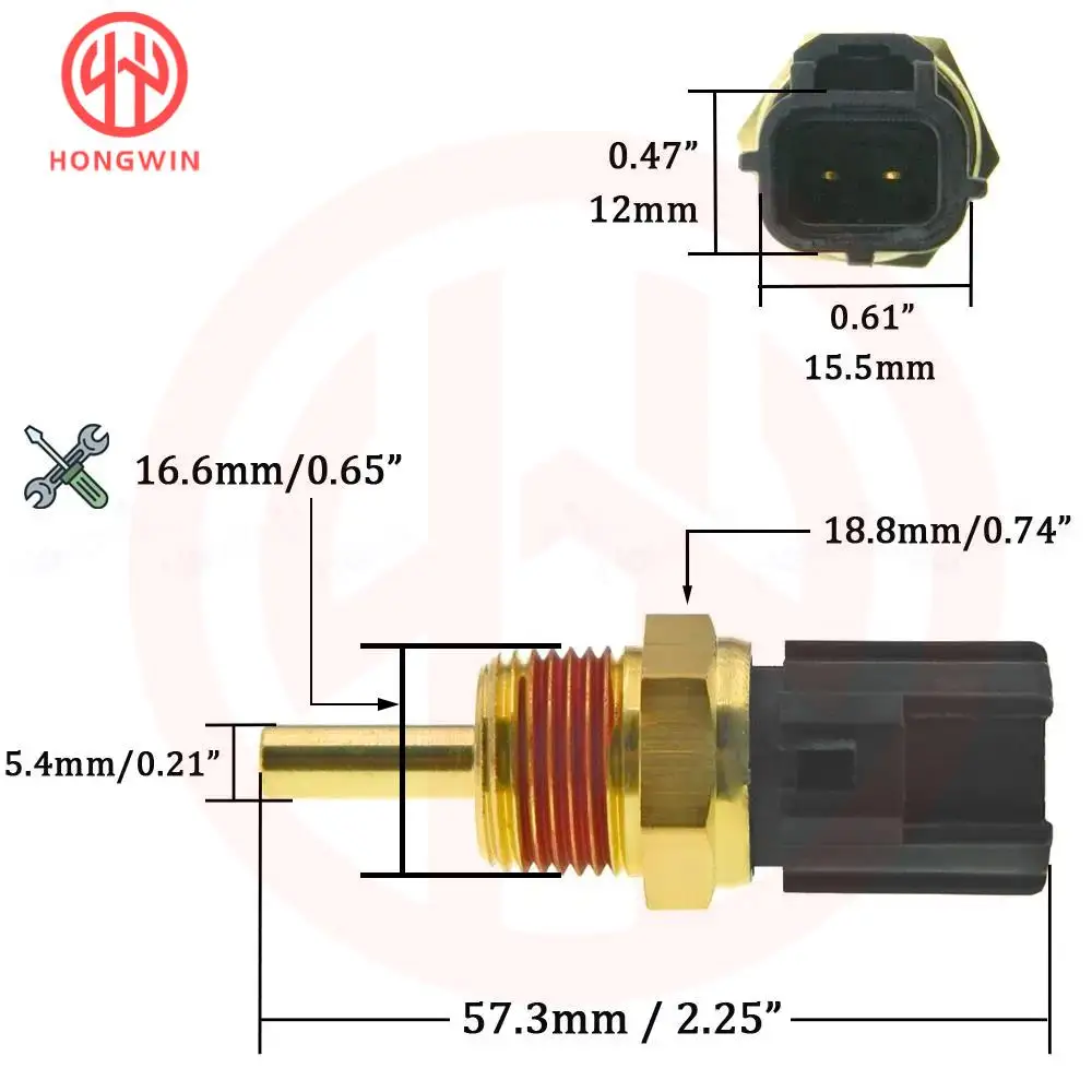 MD177572 Coolant Temperature Sensor For Mitsubishi Carisma Colt Lancer Shogun Space Star Wagon Eclipse Endeavor Outlander L200