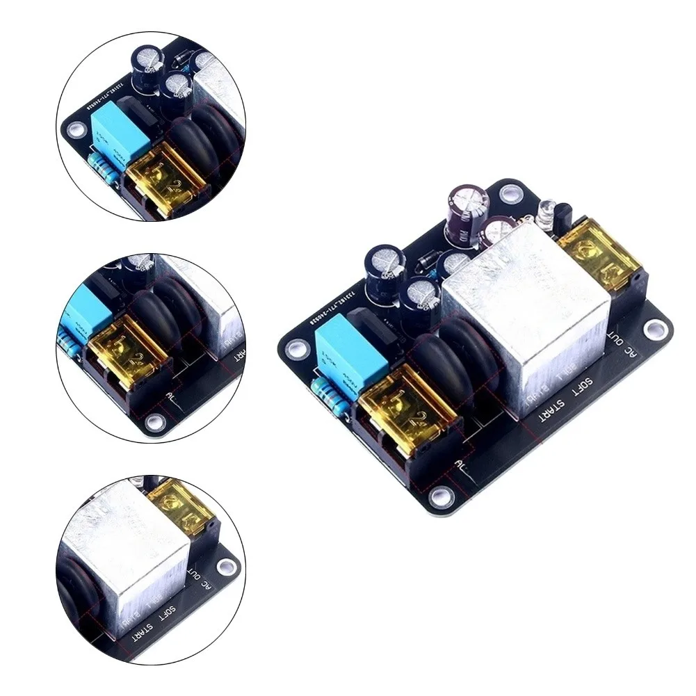 1pc Power Supply Soft Start Board With High-power 100A High-current Relay For Audio System Electrical Equipment