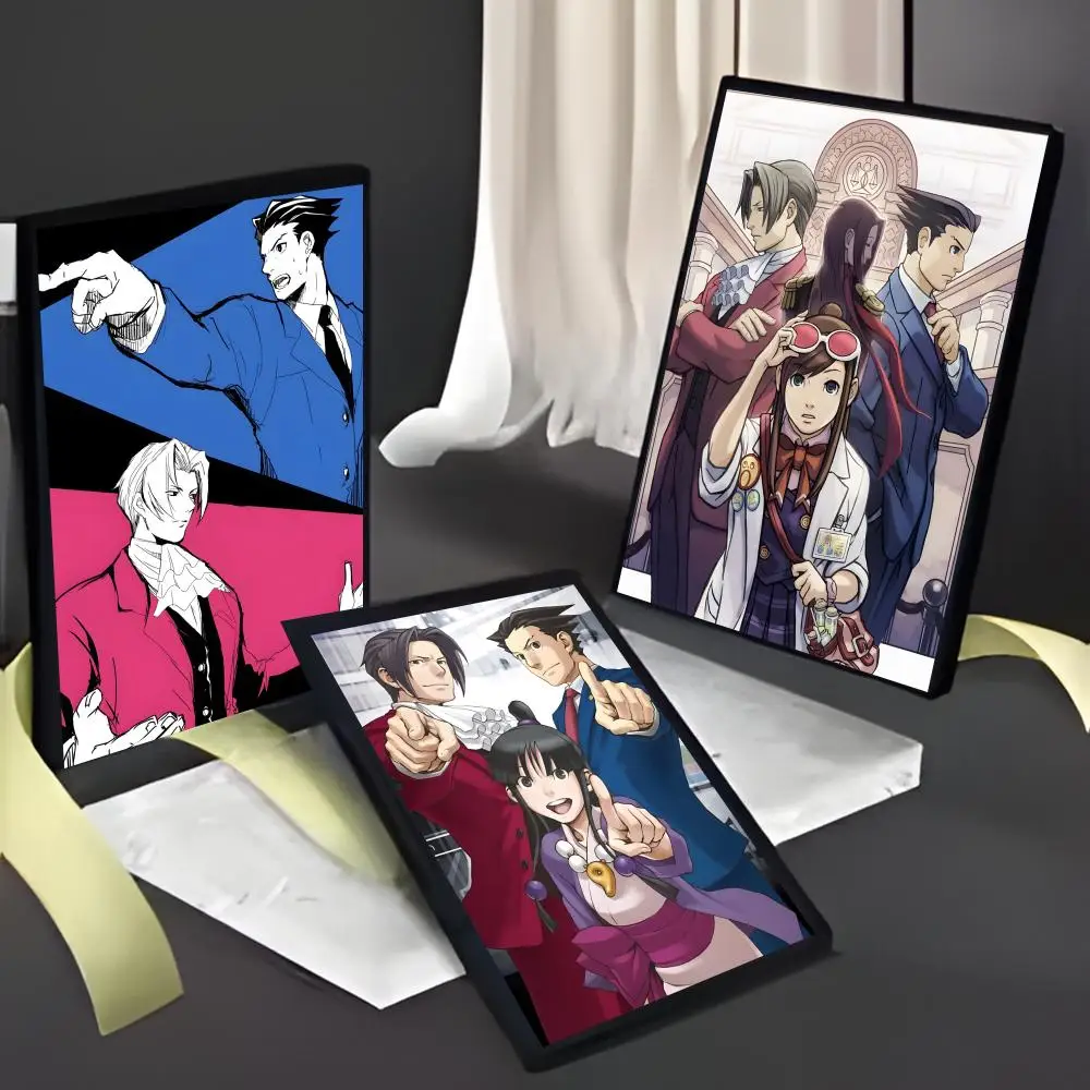 Legal Adventure Game A-Ace A-Attorney Poster American Film Mural Home Childrens Room Wall Decor Print