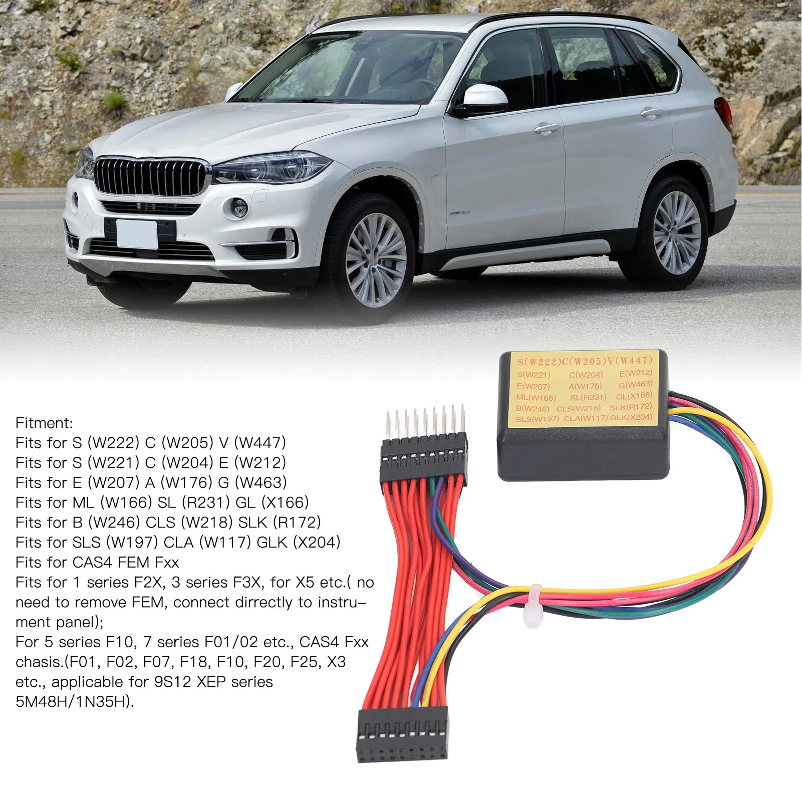 For MB 18 in 1 CAN Filter Odometer Adjustment CAN Filter for W222 W205 W447 W221 W204 W212 W207 W176 W463 18 In 1 Car CAN Filter