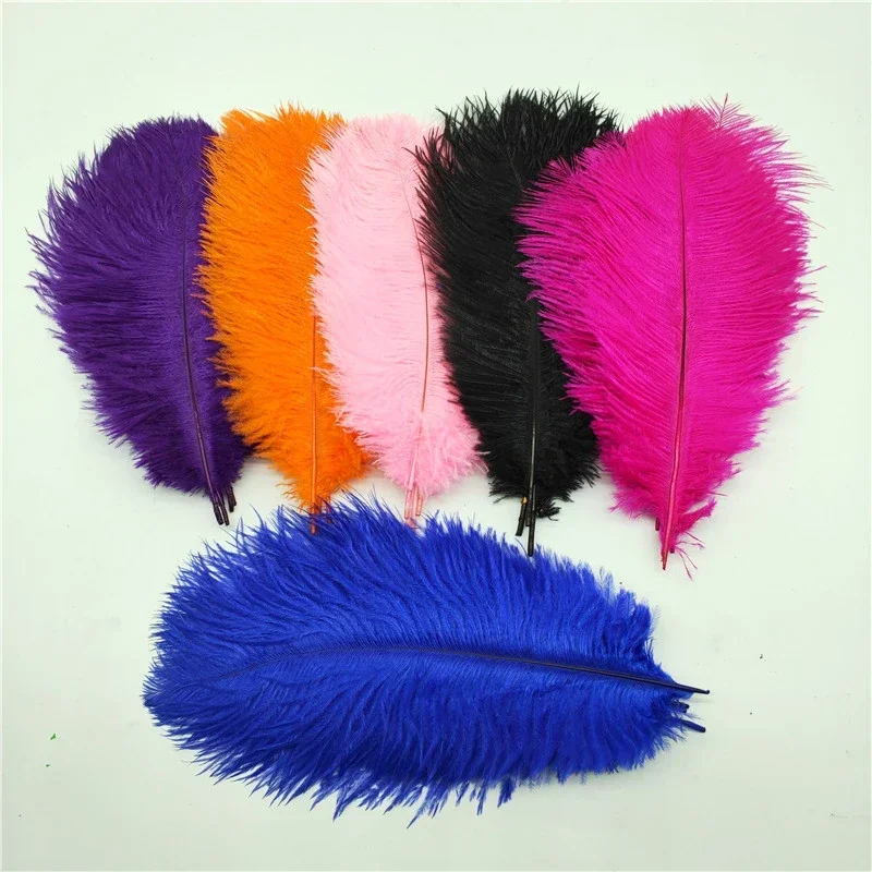 

50pc/lot Beautiful Ostrich Feather 20-25cm/8-10Inches Wedding Party Supplies Carnival Dancer Decoration Feather for Crafts