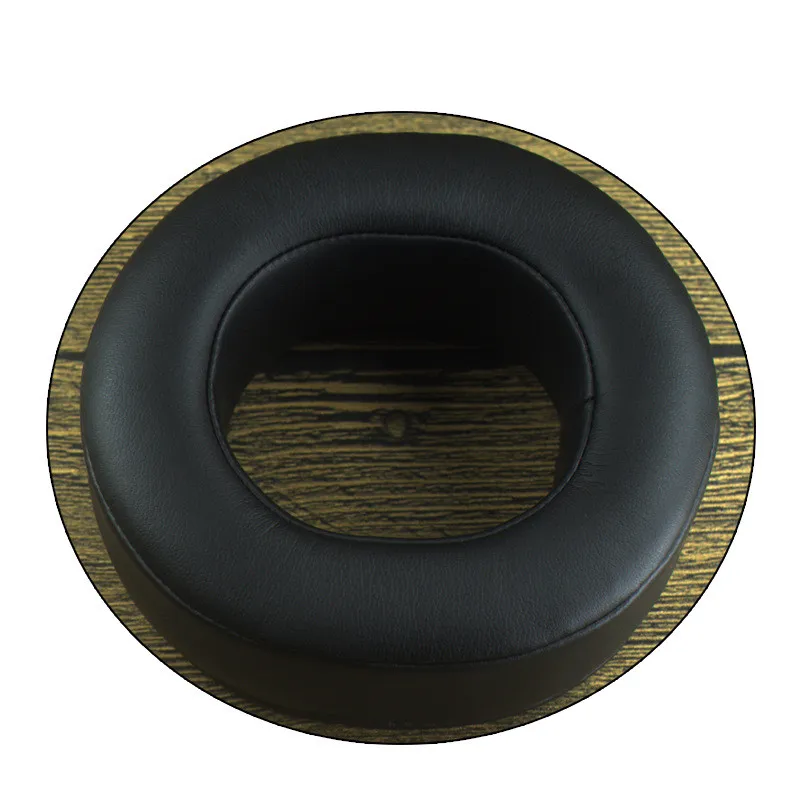Cuscinetti auricolari in pelle di pecora per Sony MDR-DS7500 cuffie di ricambio paraorecchie copricuscino 1 paio di cuscinetti proteici in Memory foam morbidi neri