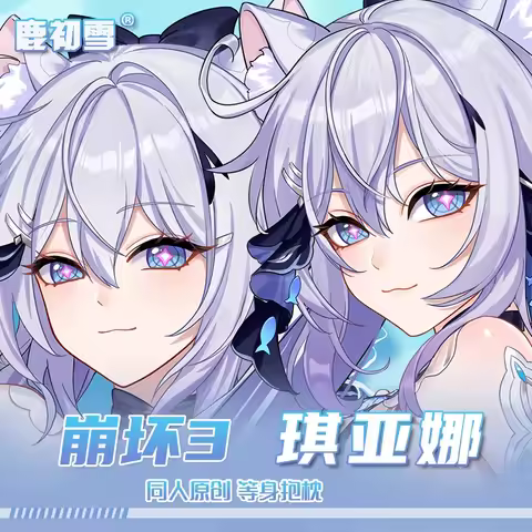 2024 NEW Anime Hugging Body Pillow Case Otaku Cover Peripheral Honkai Impact 3 Kiana Kaslana Cosplay 2WAY Dakimakura Gift