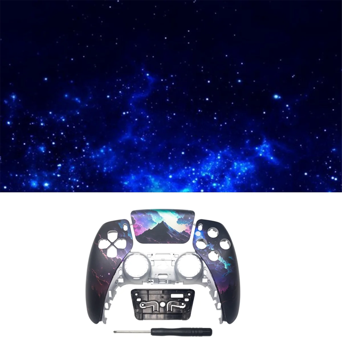 استبدال غطاء Gamepad العلوي ، الإصدار الأول من الجيل الأمامي ، جزء مجدد ، لوحة ألعاب PS5 النخبة ،