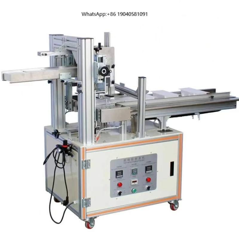 Economy Small Carton Hot Melt Gluing Sealing Machine Secondary Packaging