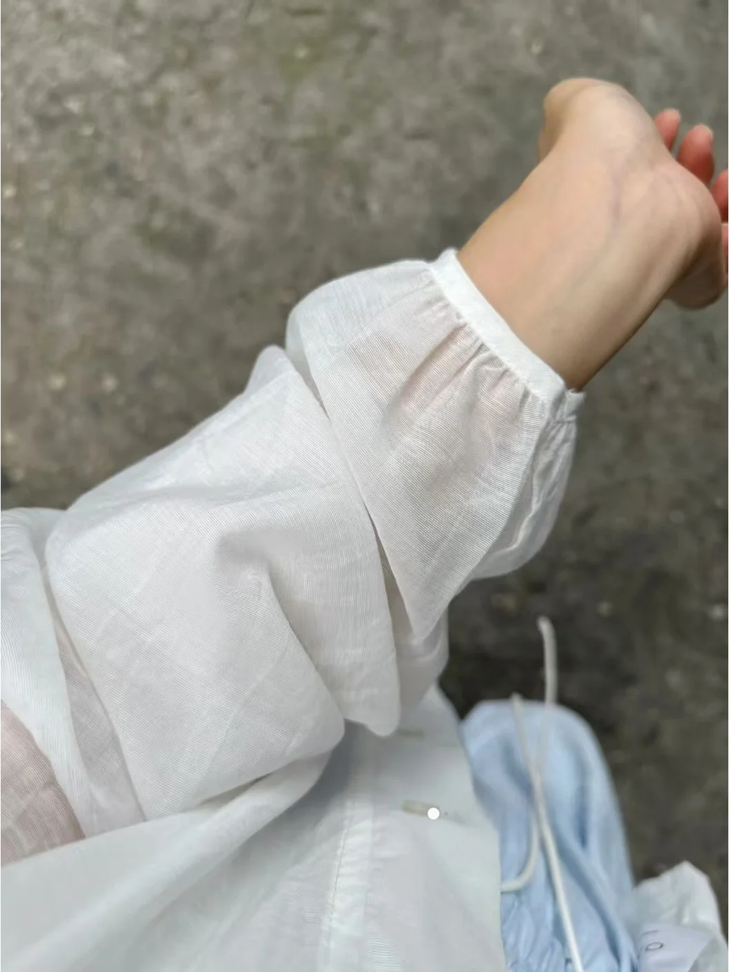 

Корейский Sle Faionable полупрозрачный женский солнцезащитный топ, тонкий высококачественный повседневный универсальный топ