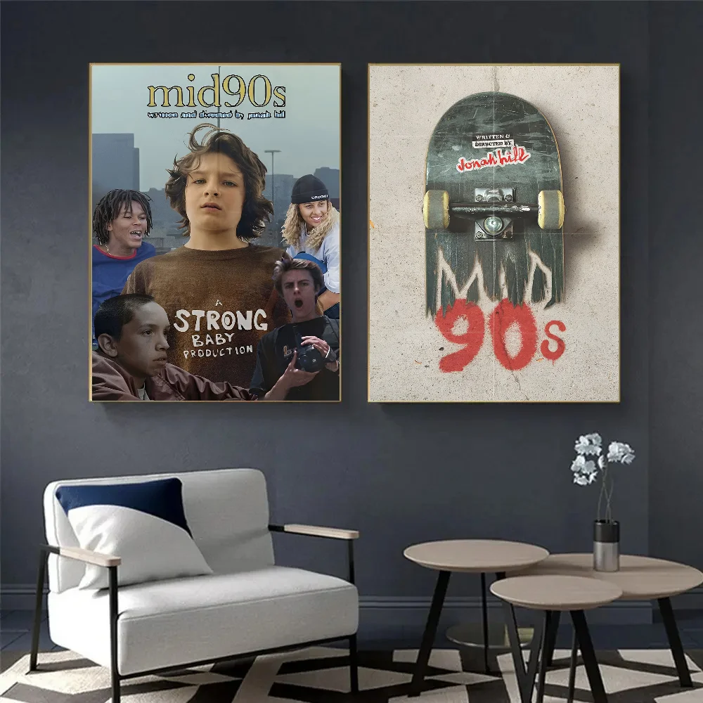 Mid90s Classic Movie Posters Vintage Room Bar Cafe Decor Stickers Wall Painting