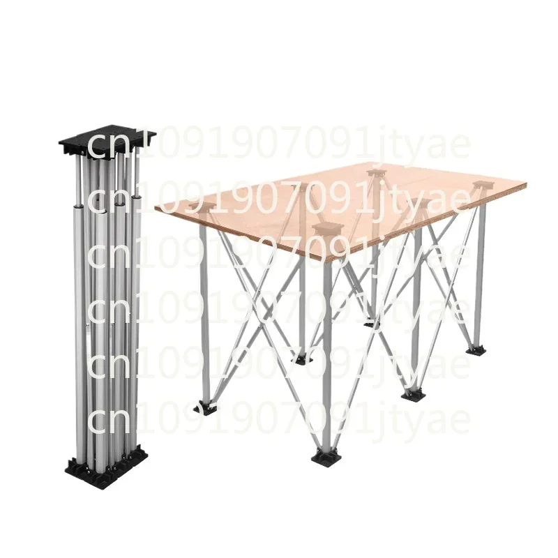 Spider Leg Multifunctional Aluminum Alloy Workbench Slate Wood Glass Tile Operating Table Telescopic Guide Rail Bracket Table