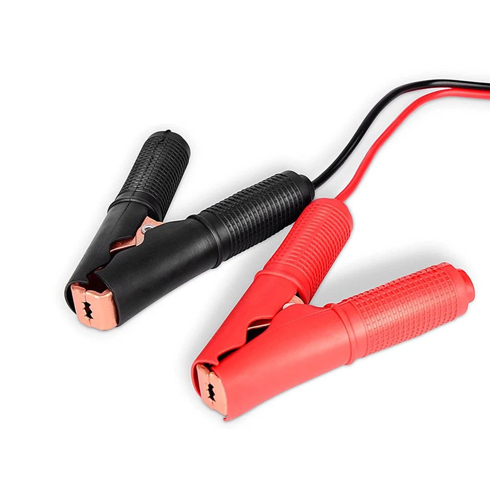 2Pcs 30A Fuse Battery For Alligator Clip For Car Extension Cord Quick Release Adapter Copper Wire Cable Battery Clamp