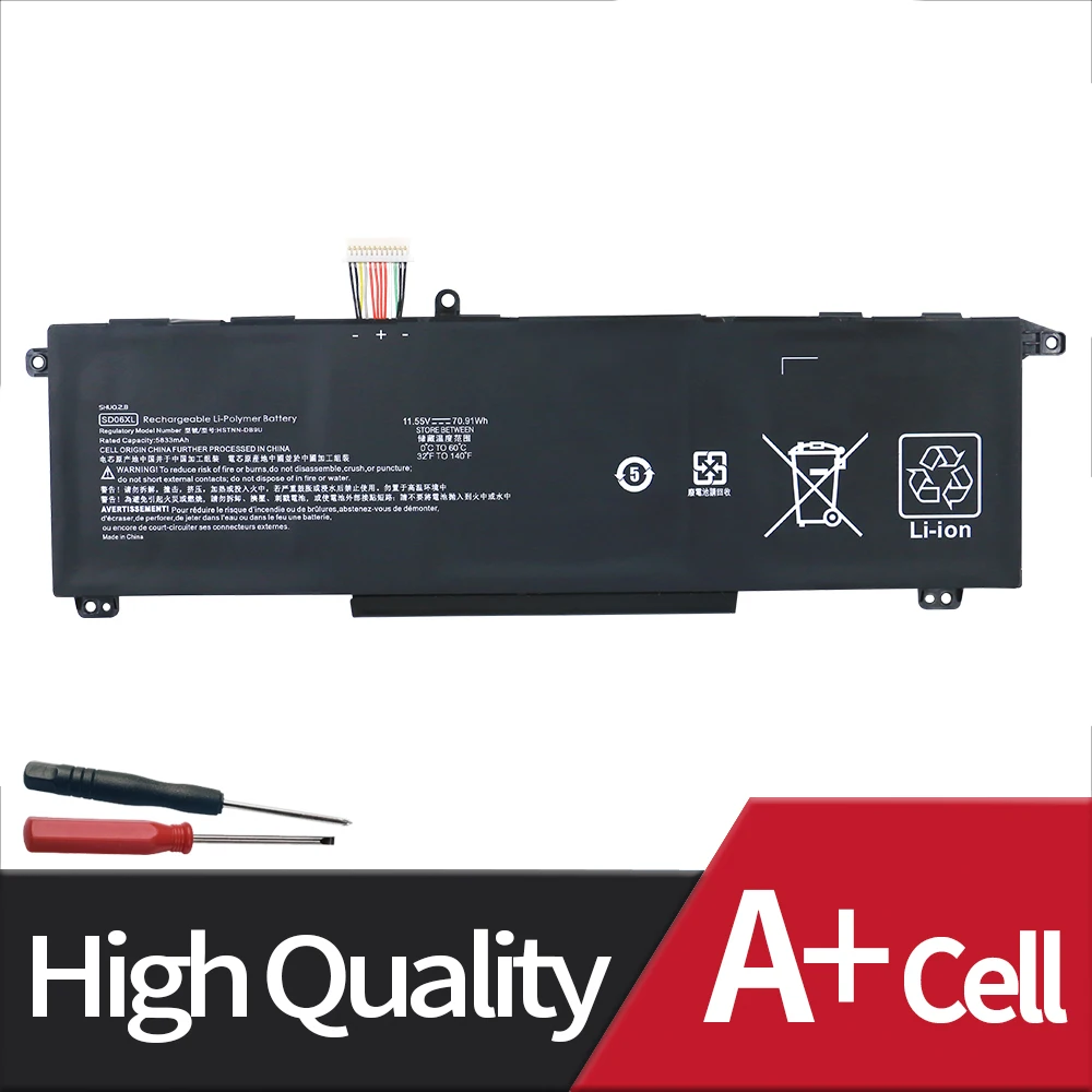 SD06XL L84356-2C1 Laptop Battery For HP Omen EK000 EK0001TX EK0013TX EK0019NR EK0056 HSTNN-DB9U 089U 15Z-EN00 L84392-005 11.55V