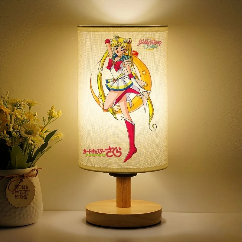 Sailor Moon bedside lamp, cute and stylish cartoon personality soft light bedroom night lamp, a birthday gift for friends view 4