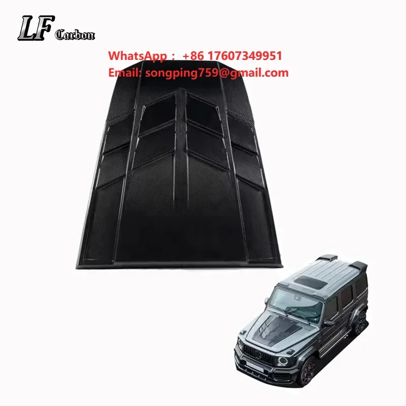 Suitable for 2019+ Mercedes-Benz G-Class W463 W464 G500 G63 Dry Carbon Chelsea Style High Quality Cargo Cover