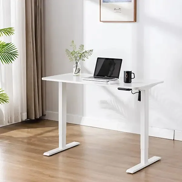 Standing Desk Electric Motorised Height Adjustable Standing Desk Laptop with carbon fiber pattern