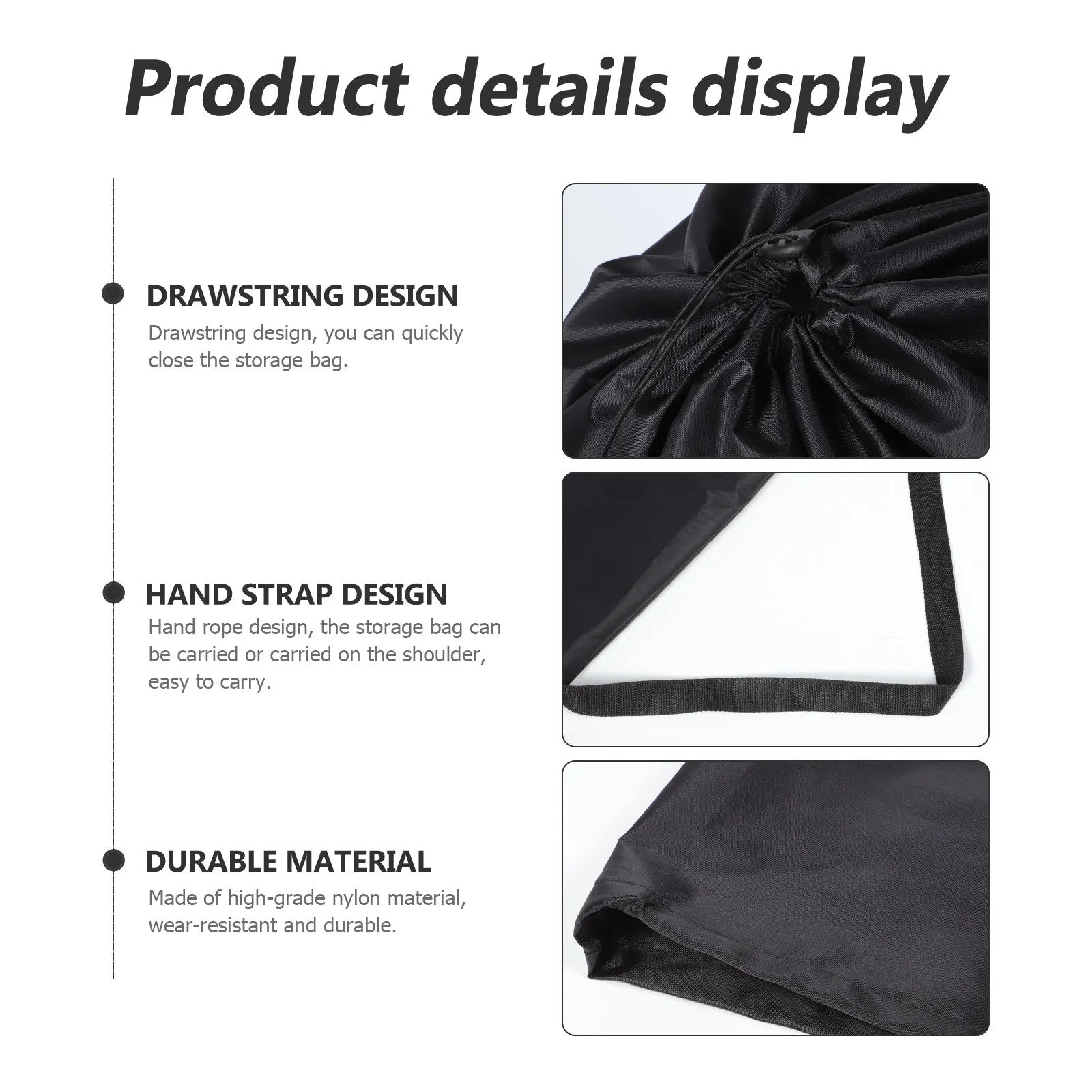Heavy Duty Nylon Stroller Travel Bag for Airplane Gate Check Extra Large Size Stroller Cover for Foldable Umbrella Double