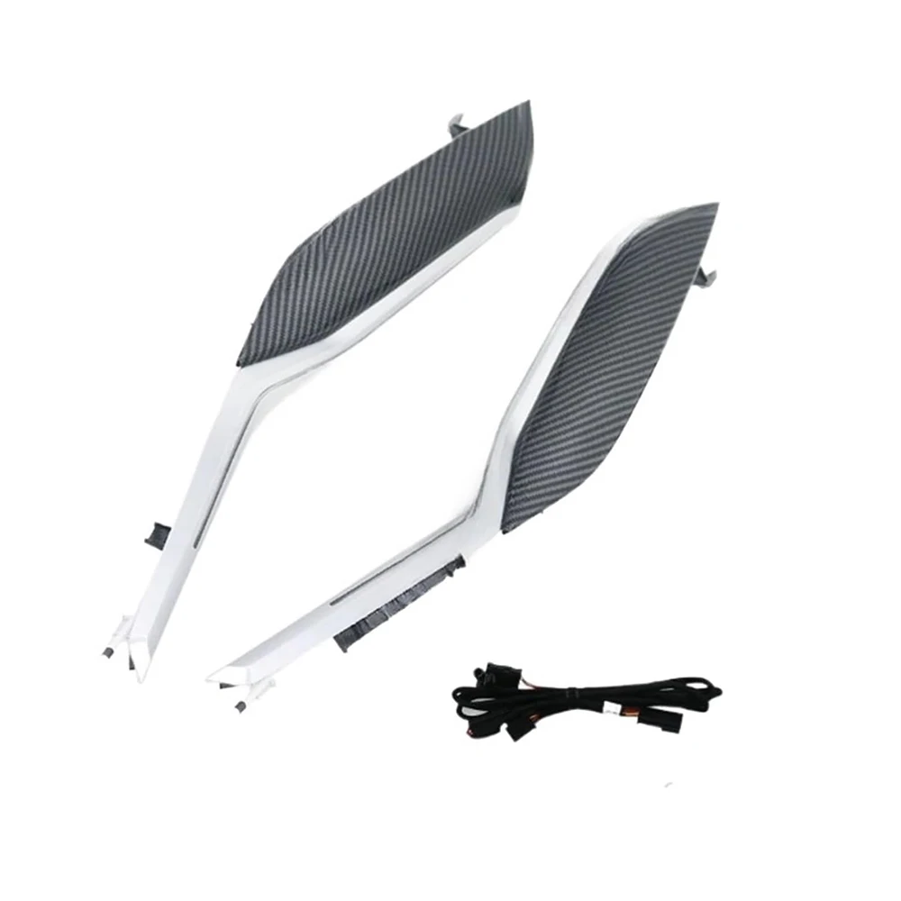 Car Interior LED Ambient Light Decorative Atmosphere Lamp Door Panel Trim Lighting Kit Auto Vehicle Mod Accessories 12V