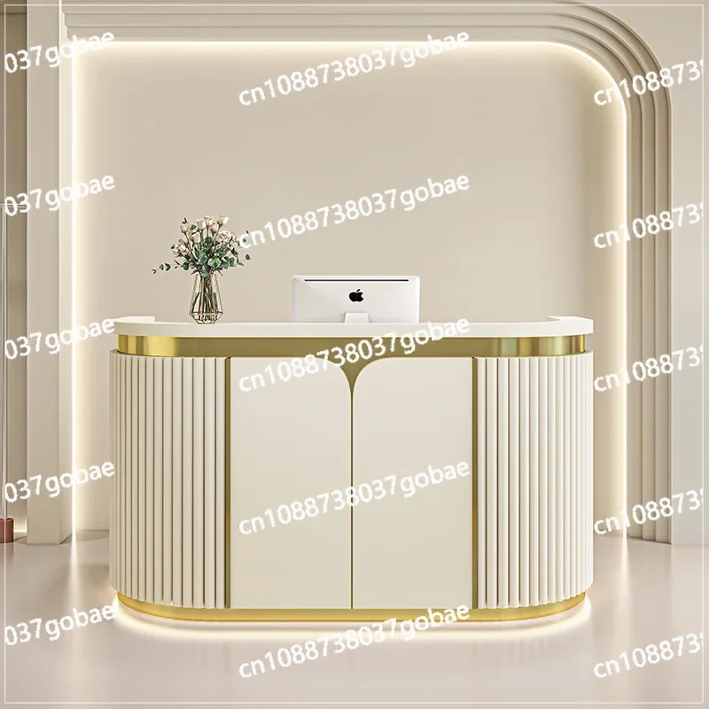 Beauty salon Bar checkout page Simple modern clothing store Women's clothing store Small counter Yoga studio Reception desk