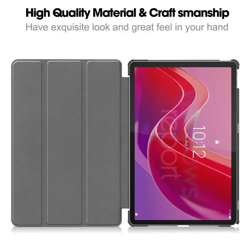 Protective Shell For Lenovo Tab M11 Case Funda 11.0inch TB330FU Tablet Flip Hard PC Back Case For  Lenovo Xiaoxin Pad 2024 Cover