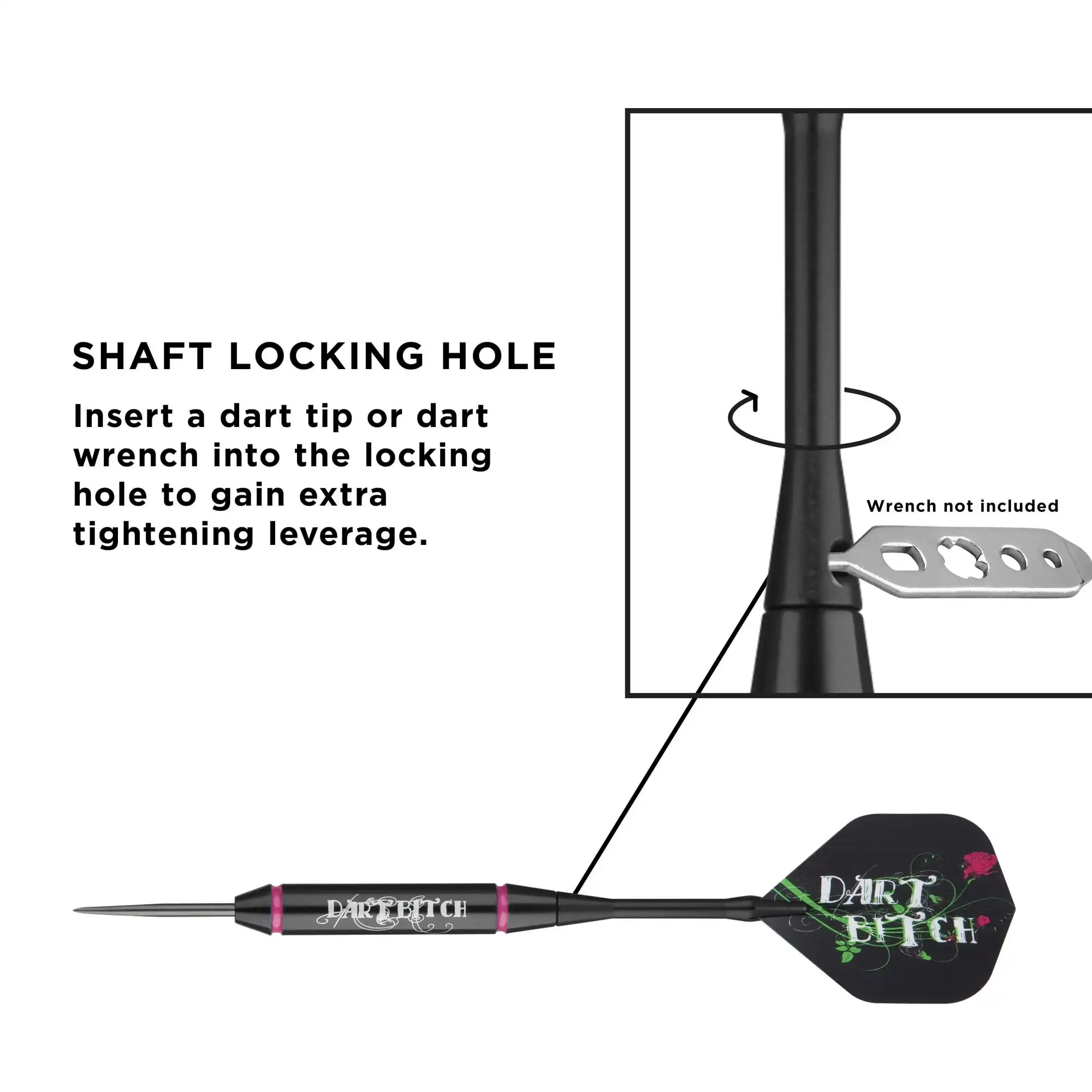 Viper Vanity Dark Perra Dardos con Punta de Acero 22 Gramos