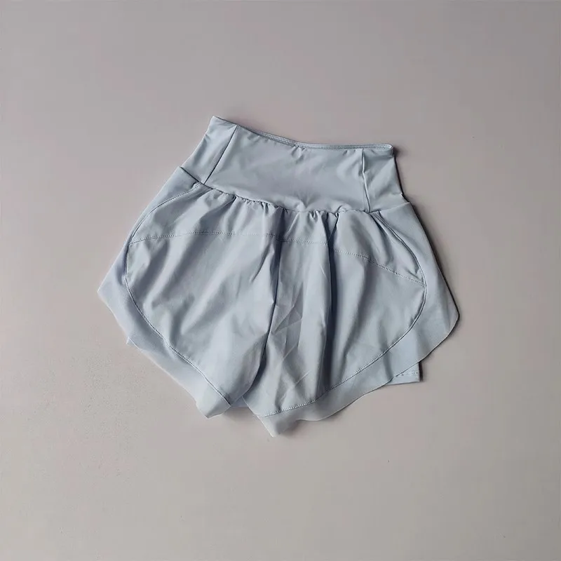 Women's Summer Running Sports Shorts Fitness Yoga Shorts Quick Drying Outdoor 2 in 1 Tennis Casual Training Shorts