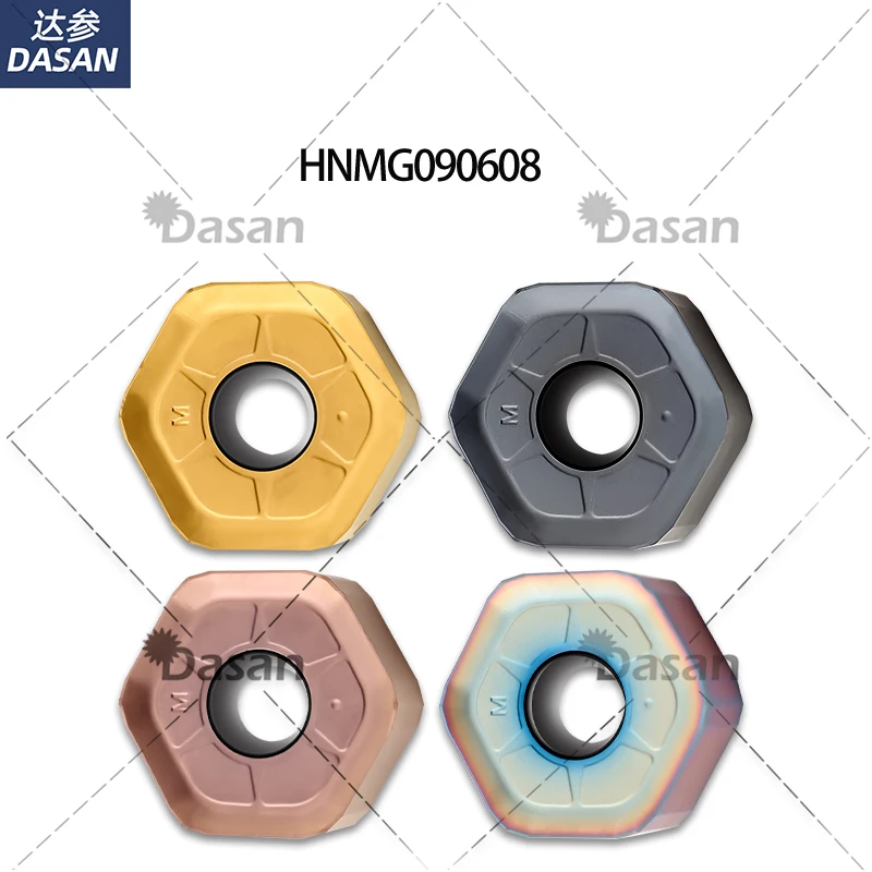 10 pezzi HNMG 090608   HNMG DASAN HNMU0907 HNMU inserti per fresatura lama in metallo duro di buona qualità CNC per sgrossatura