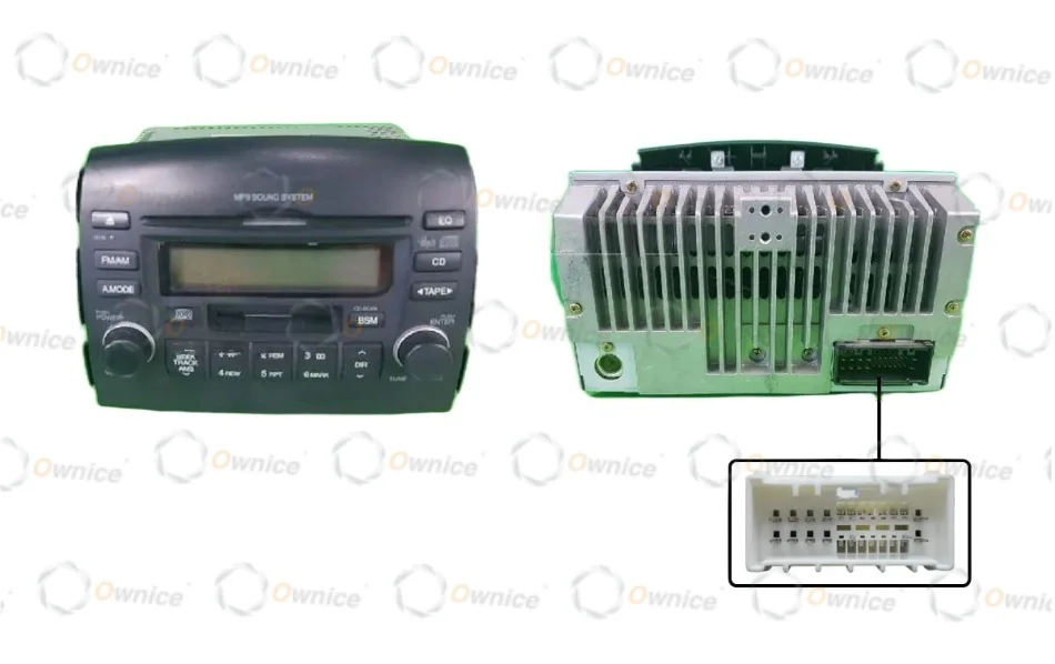Ownice 9 Inch Car Radio Panel Frame for Hyundai Sonata NF 2004 2005 2006 2007 2008 DVD Radio Panel Audio GPS Dashboard Kit 2DIN