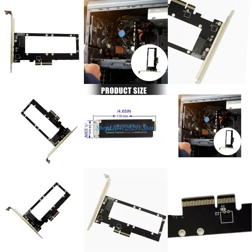 Y2GD E1.S SSDs To PCIe4.0 Interfaces Adapters For Servers Rack Deployment Supports