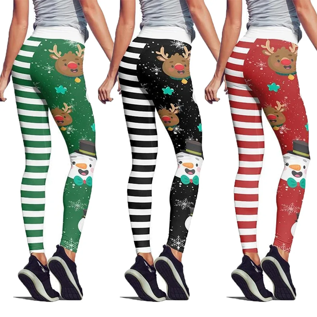 

New Christmas Sport Leggings Women 3D Printing Tights Yoga Pants Gym Leggin Ladies Seamless Leggins forFemale LeginsySexy Legins