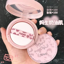 NOVO Water Light Radiant Air Cushion Cream Moisturizing Gel Concealer Waterproof Sweatproof Non-peeling Student Party Foundation