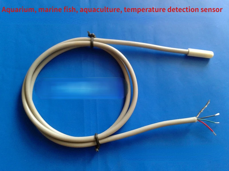 Alta e baixa temperatura plástico Shell Sensor, Aquário e Aquaculture Detection Sensor, DS18B20