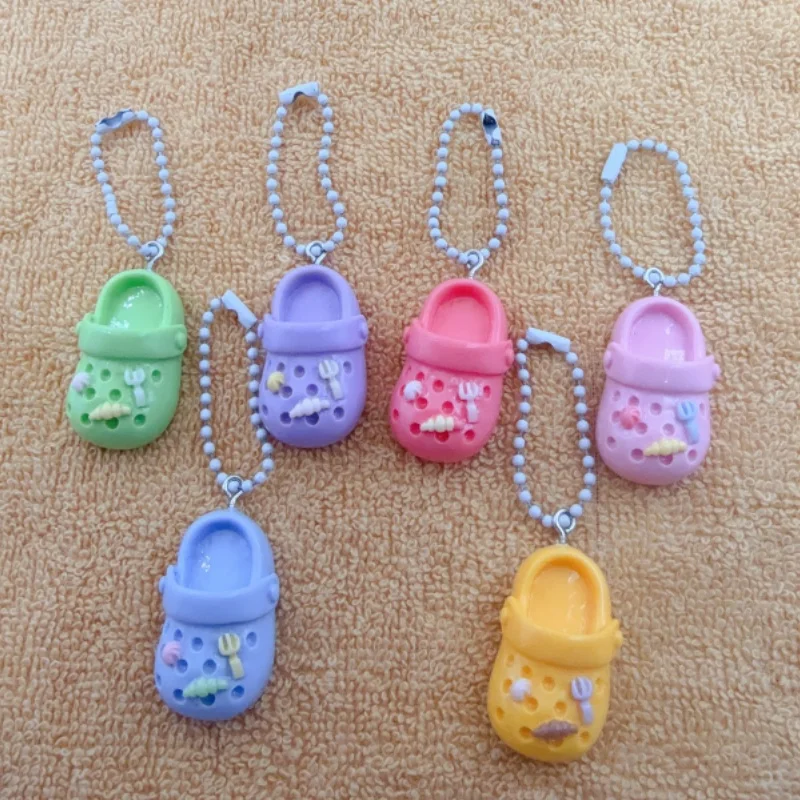 6 قطع من سلسلة مفاتيح الأحذية المحاكاة من الراتنج، مناسبة لتزيين الحقيبة، الخيار الأفضل للهدايا