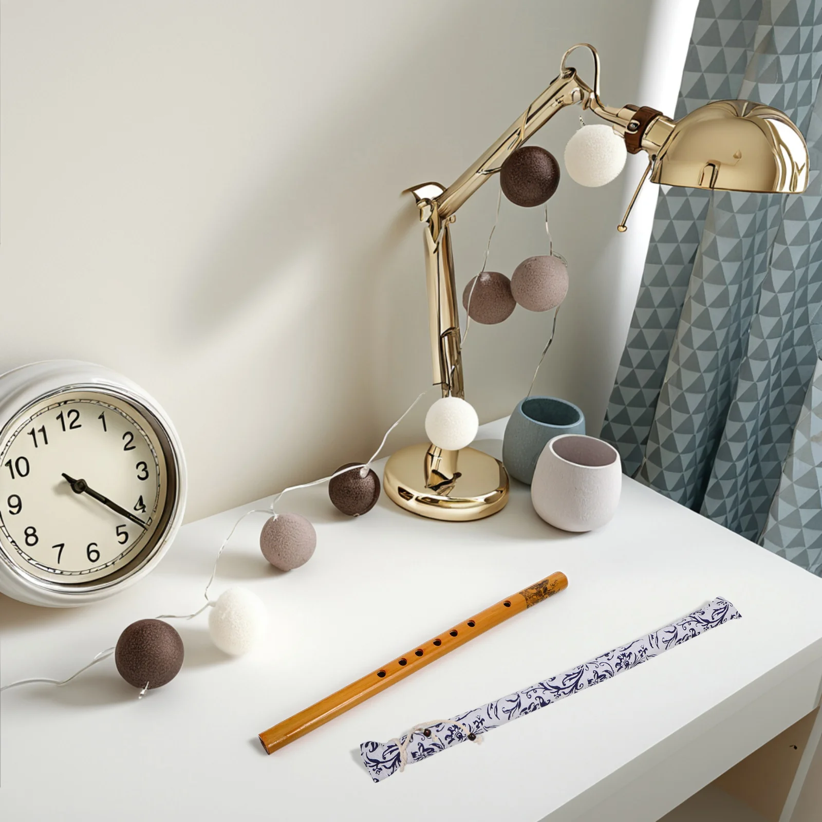 

Bamboo Storage Bag Large Capacity Portable Vertical Flute Case For Travel Wind Instrument Container Recorder Bag Flute