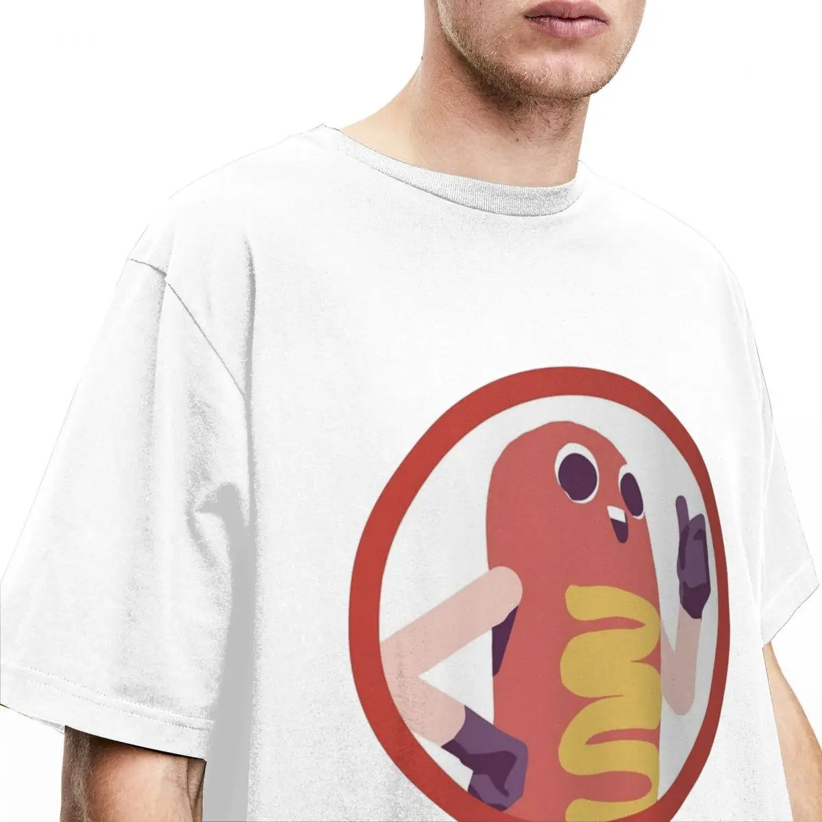 Chloe Price Hot Dog Man Hawt Dawg Man Cotton T Shirts Life Is Strange Tee Shirt for Men Aesthetic Casual Short Sleeve Clothing