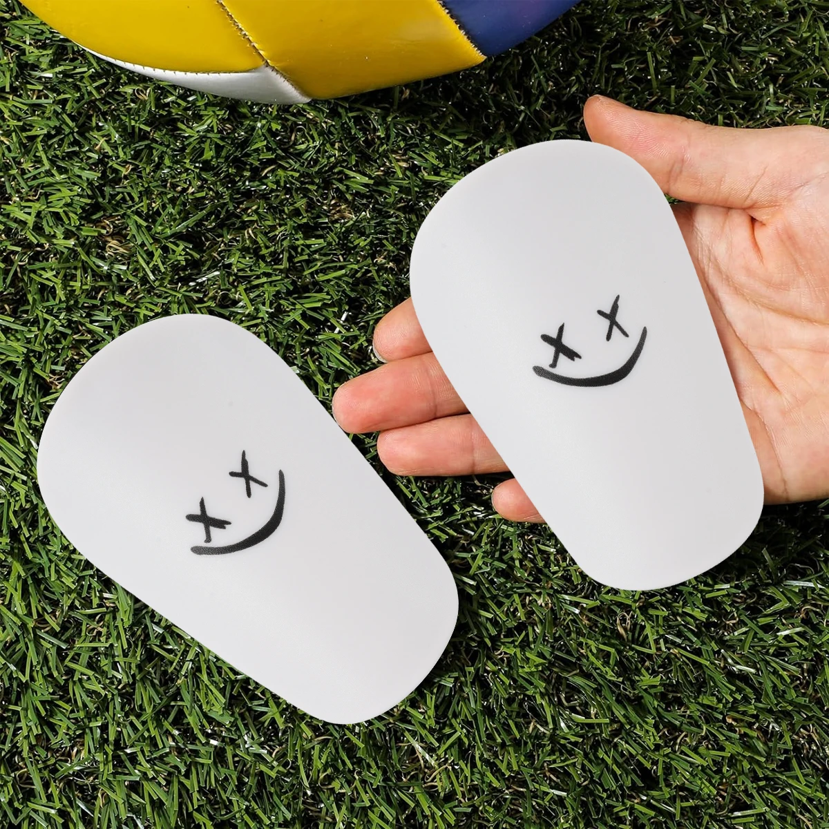 1 pair of mini soccer player number football leg guards, adult calf guards, thick plug-in type anti sports protective plate, pro