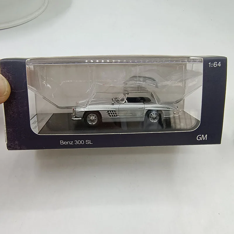 Diecast 1:64 Scale Benz 300SL Alloy Vehine Model Finished Simulation Collection Decoration Gift Toys Display