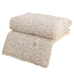 Baby Blanket Winter Muslin Swaddle Blanket For Boys Girls Cotton Padded Warm Toddler Kids Sleeping Blankets For Crib Bedding Set