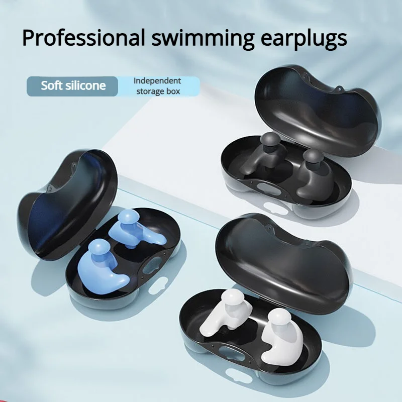 

Силиконовые беруши для плавания, зажим для носа, водонепроницаемые спиральные беруши для взрослых и детей, серфинг, душ, купание, оборудование для плавания для начинающих