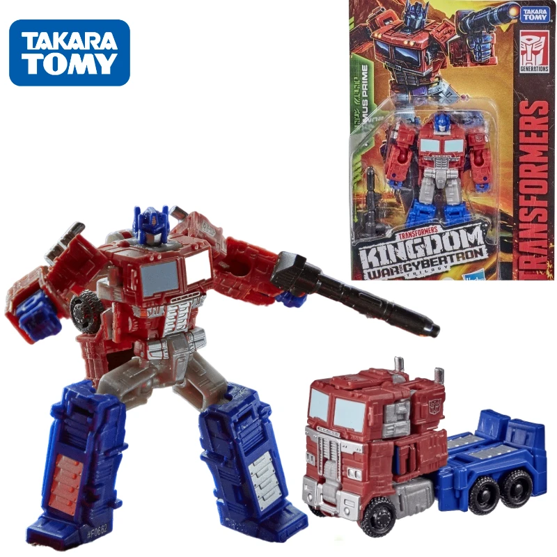 Takara Tomy-Transformers G Series Kingdom WFC-K1 Optimus primeiro-robô, anime modelo de ação brinquedos, presente, em estoque