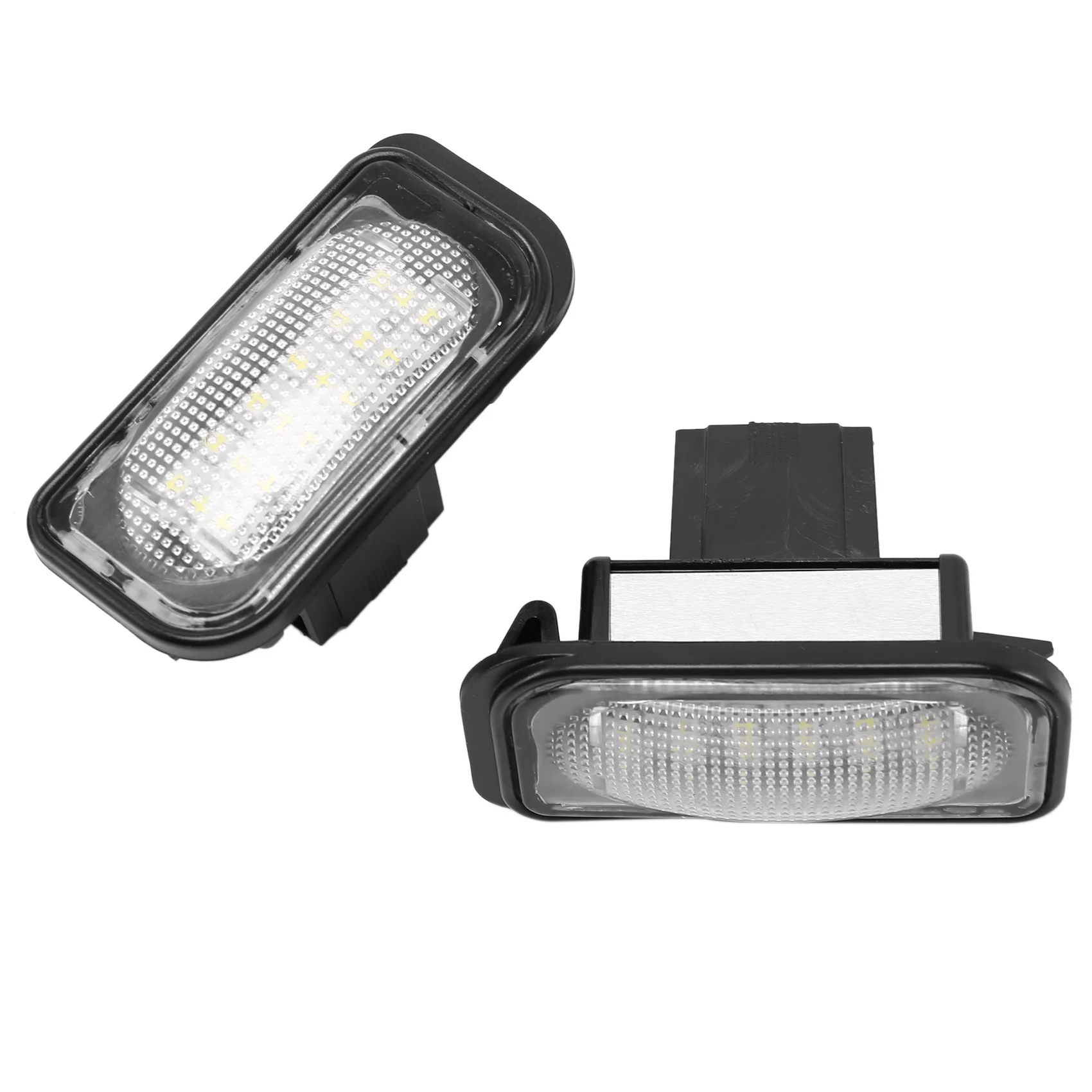 Reliable-2Pcs White Led License Plate Light for Mercedes Benz W203 Car Number Plate Lamp for Benz W203 4D 2001-2007